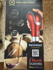 Waerator Instant Wine Aerator,WA-A01-RD, Red