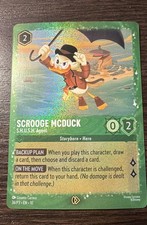 DISNEY LORCANA SCROOGE McDUCK S.H.U.S.H. AGENT 37/P3 EN 10 FOIL PROMO