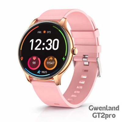 Smartwatch Damen, 1,3 Zoll Touchscreen Fitnessuhr IP67 Wasserdicht Sportuhr GT2p