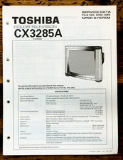 Toshiba CX3285A TV / Television Service Manual Original 