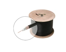 Steren 1000ft RG59 Coax Cable CCS Black Spool