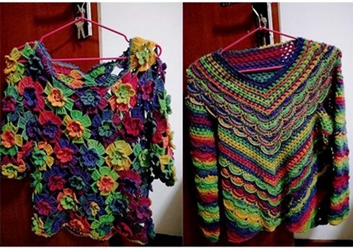 C New 2Skein*50g Cashmere Wool Rainbow Wrap Shawl Knitting Hand Knitwear Yarn 11 - Picture 15 of 24