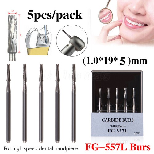 Dental White Polishing Stones Flame Cone shape FL2 CN1 RD1/ Carbide Round Burs - Picture 197 of 210