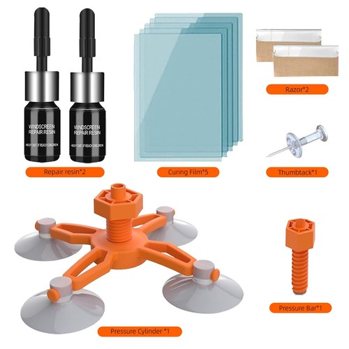 LOMEEN Windshield Repair Kit 2 Pack Windshield Crack Repair kit with Enhanced... - Picture 7 of 7