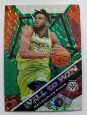 KARL-ANTHONY TOWNS, 2019-20 WILL TO WIN MOSAIC GREEN PRIZM #2