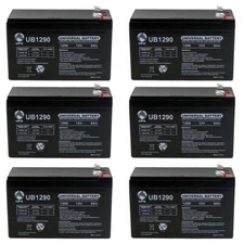 UPG 6 Pack - Altronix SMP3PMCTXPD4CB 12V, 9Ah Lead Acid Battery