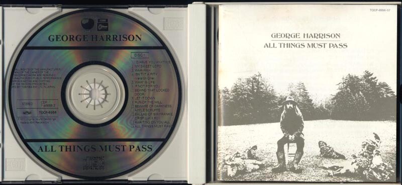 GEORGE HARRISON ALL THINGS MUST PASS 赤盤 George Harrison – All Things Must Pass 1970 Japan red vinyl