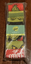 Dr. Seuss The Grinch Christmas Men's Shoe Socks Set New