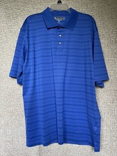 Men's Pebble Beach Performance Short Sleeve Polo Golf Shirt Size XL