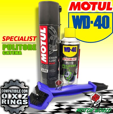 5 Flacone 400ml MOTUL C3 CHAIN LUBE OFF ROAD Spray Bomboletta Lubrificante Catena Cross 05mo18 - Foto 9