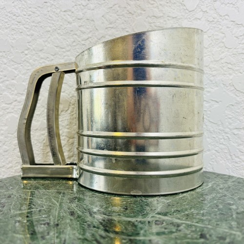Vintage Foley Sieb - Chine Mehlsieb Metallsieb USA getestet funktioniert super - Bild 4 von 7