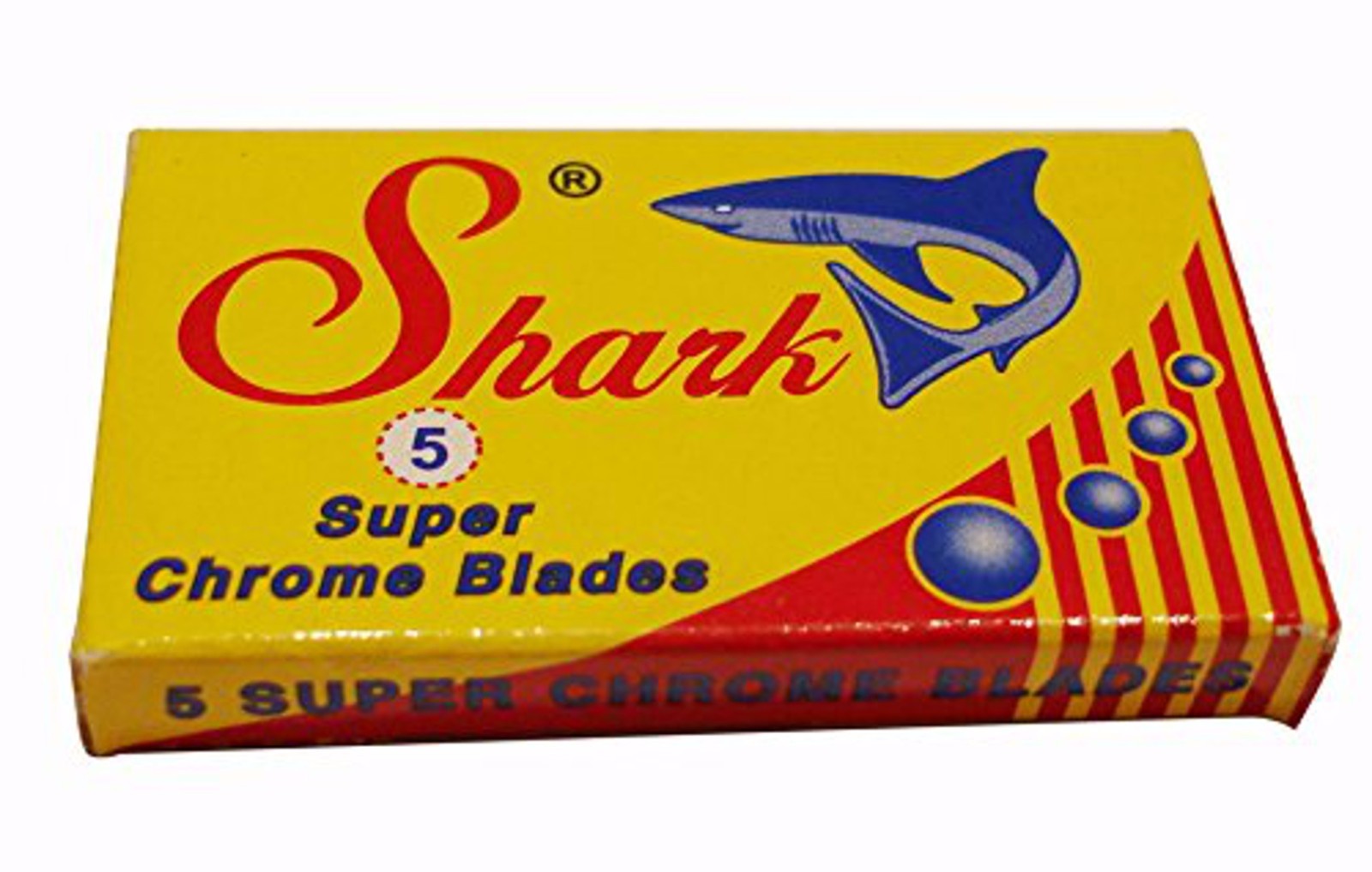 SHARK Super Chrome Stainless Double Edge Razor Blade eBay
