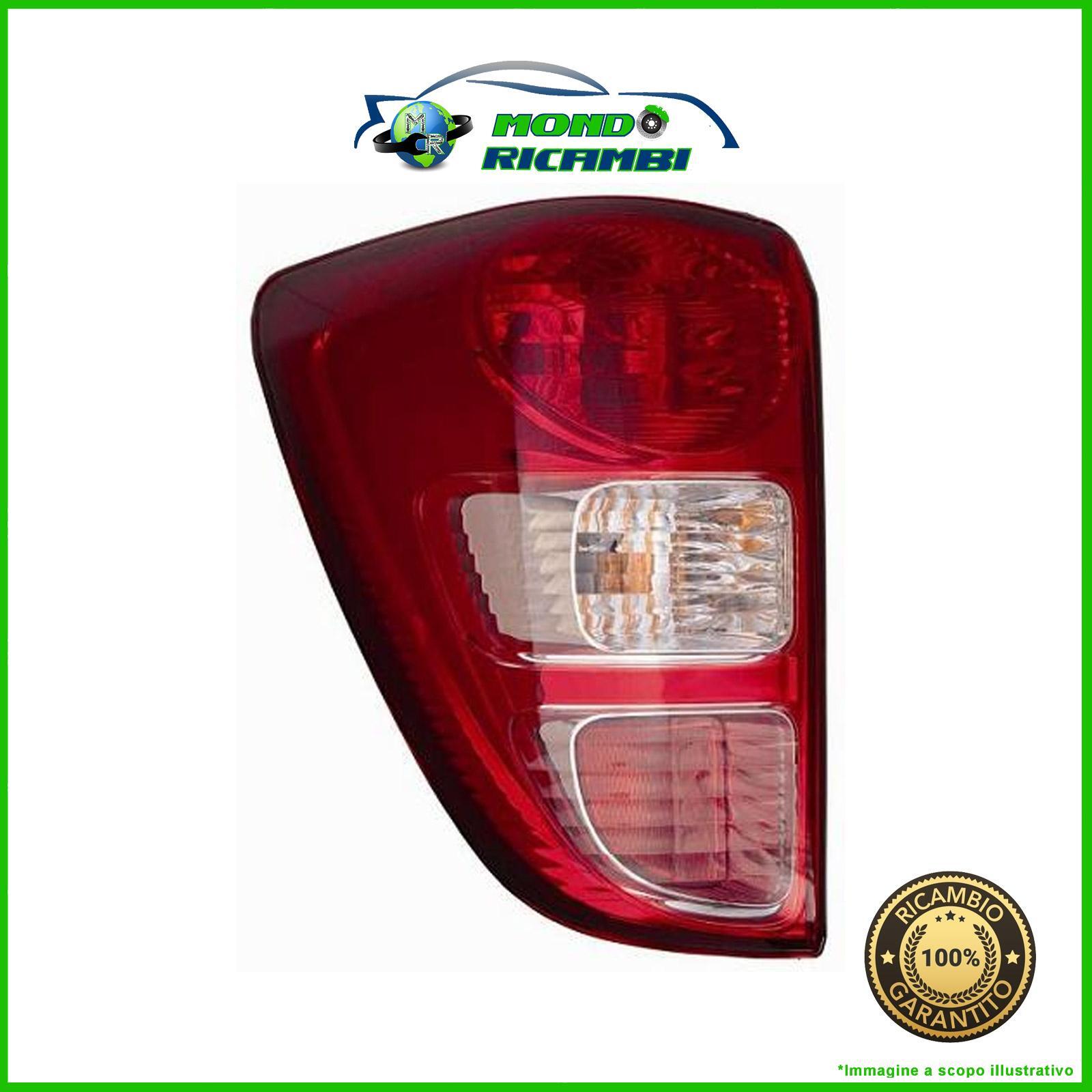 Fanale Posteriore Sinistro Per Fiat 500 – Modelli 2007-2015 – Colore Bianco Rosso - 2