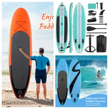 10/11' Inflatable Stand up Paddle Board Non-Slip SUP Surfboard with Complete Kit