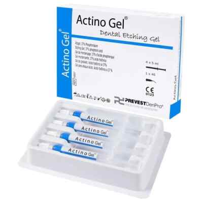 Denpro Actino Gel Antimicrobial Etching Gel 4x5 For Dental Care (Free Shipping).
