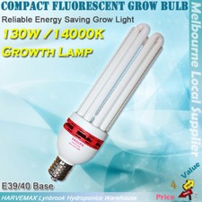 130W 14000K Grow Light Hydroponics Compact Fluorescent Lamp for Growing Stage