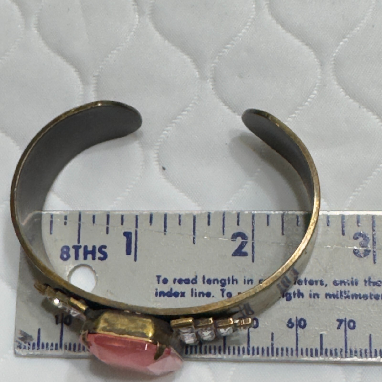 LOREN HOPE signed Massive Ruby Colored  Rhineston… - image 11