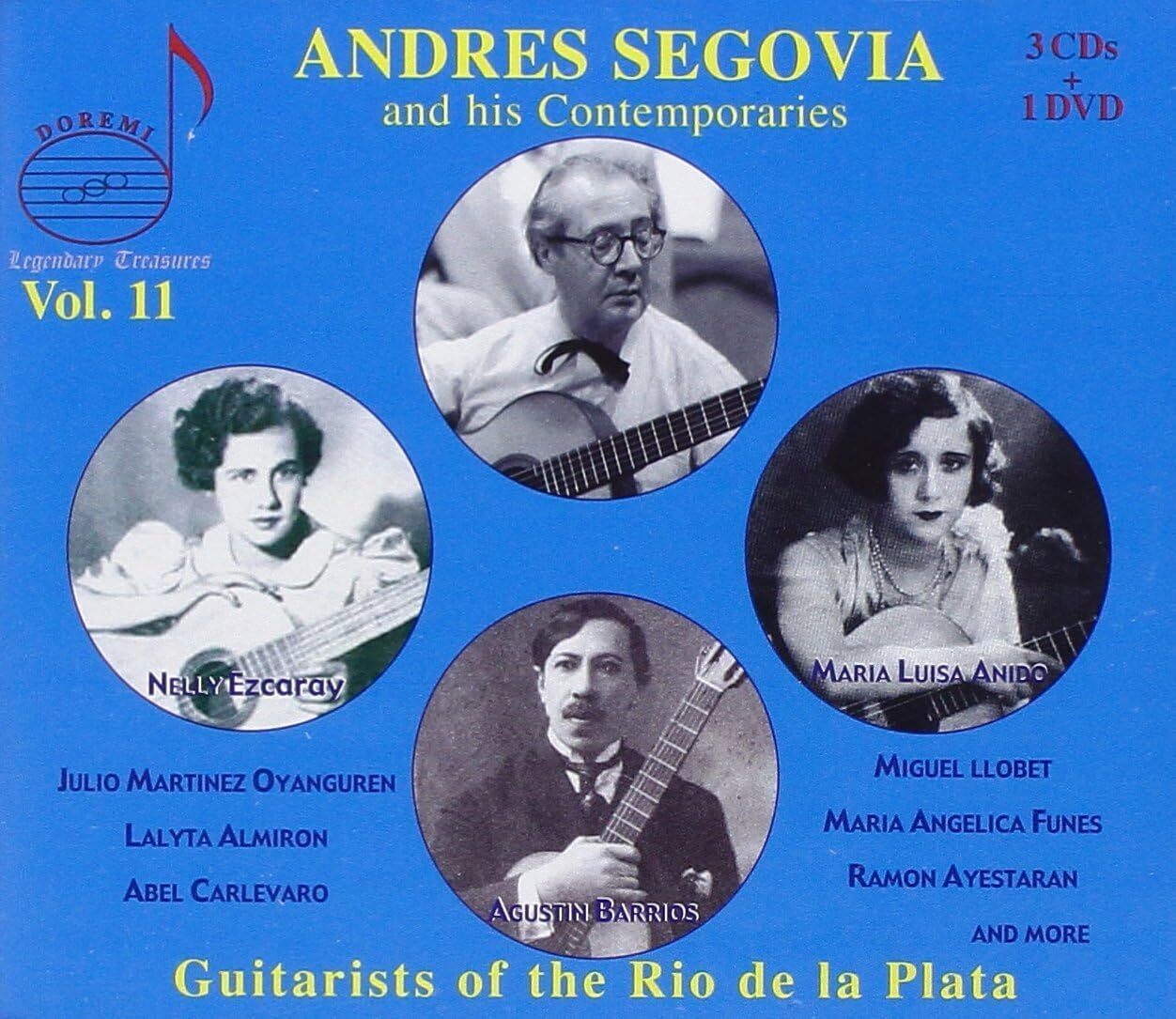 Andrés Segovia Andres Segovia and His Contemporaries: Guitarists of the Rio (CD)