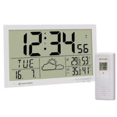 Explore Scientific Weather Projection Clock with Outdoor Sensor Technology