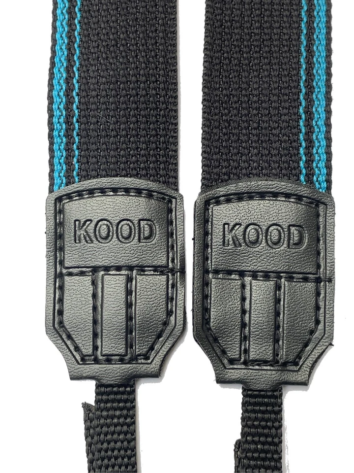 Kood Retro Style DSLR Camera Neck shoulder Strap Blue & Black - Image 2 of 4
