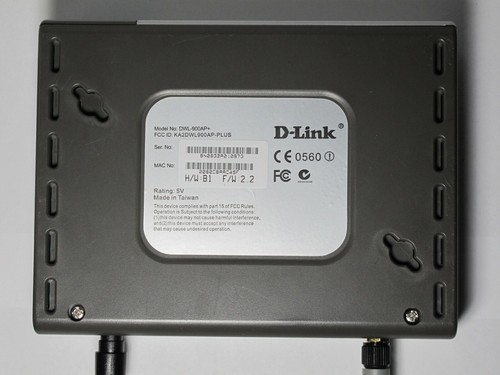 D-LINK Wireless Access Point - 2.4GHz AirPlus DWL-900AP+, w/ Power Adapter - New - Picture 5 of 11