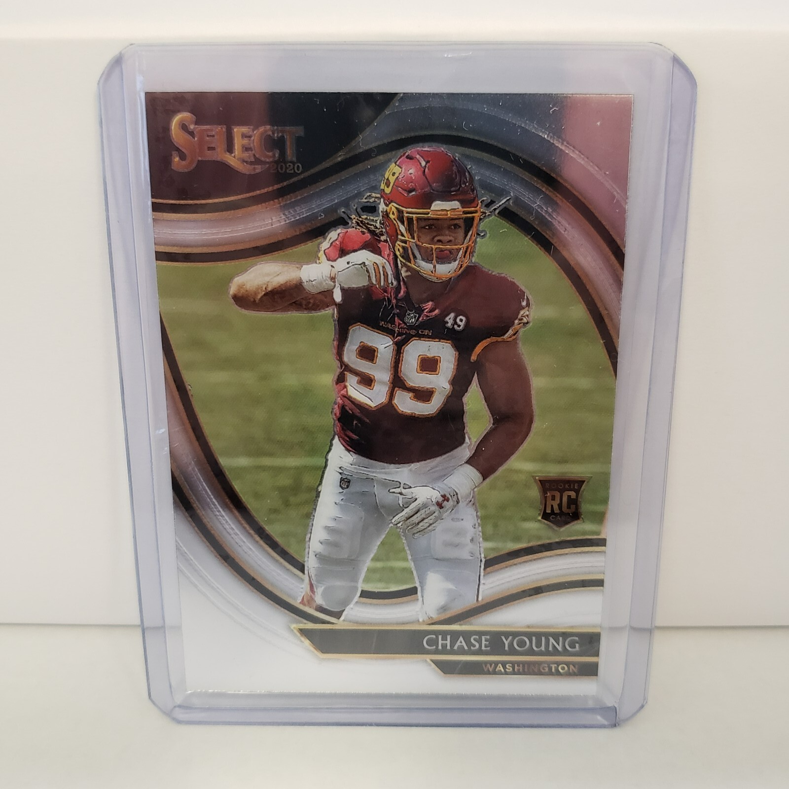 Chase Young 2020 Panini Select Field Level RC #364 Washington Football Team