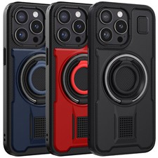 For Apple iPhone 12/12 Pro/Pro Max Cover Shockproof Ring Holder Kickstand Case
