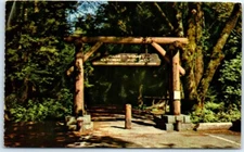 Postcard - Gateway tp Muir Woods National Monument, Mill Valley, California