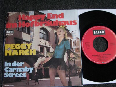 Peggy March-Happy End im Hofbräuhaus 7'' Vinyl-1969 Germany-DECCA-D 29 014-MINT