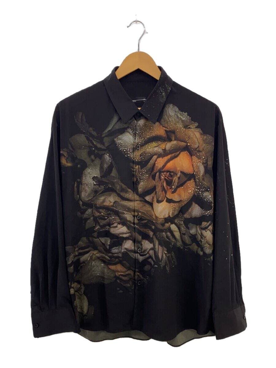 LAD MUSICIAN DECHINE INKJET RAIN FLOWER Shirt 44 Polyester 