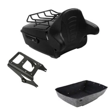 King Trunk Pad Luggage Mount Rack Fit For Harley Touring Touring 2009-2013