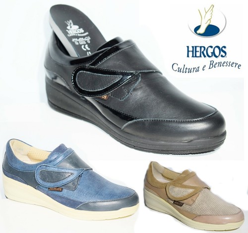 hergos scarpe ortopediche donna Sneaker calzature sanitarie plantare  estraibile | eBay