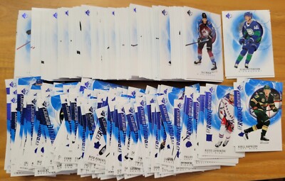 20/21 2020/21 UD SP Authentic Hockey Blue Parallel Pick Card Fill Your Set 1-140