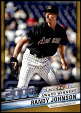 Randy Johnson 2020 Topps Decade's Best Series 2 5x7 Gold #DB-87 7/10 Diamondback