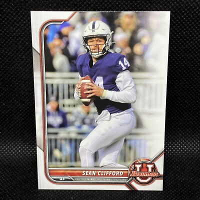 2021-22 Bowman University Sean Clifford Penn State Football Rookie #69