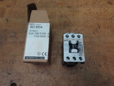 Fuji Electronics SC-E04 SE16AA-H Magnetic Contactor 100V 110V 120V (@D71)