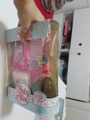 Baby Alive Soft Face 2006 Sippy Time Snack Set Diapers Pants
