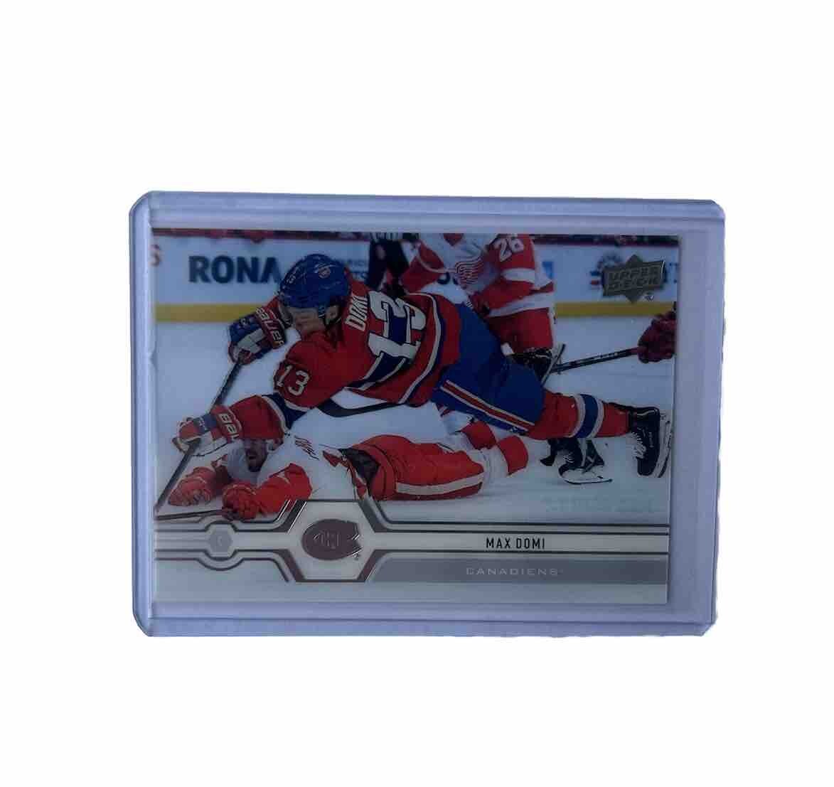 2019-20 Upper Deck Series One Clear Cut Max Domi #46