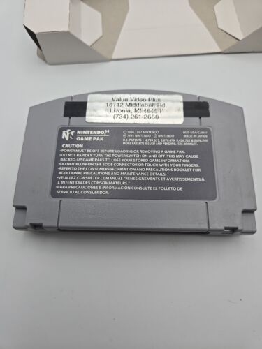 F-Zero X N64 Complete In Box CIB Near Mint Nintendo 64 With Manual And Protector - Picture 6 of 16