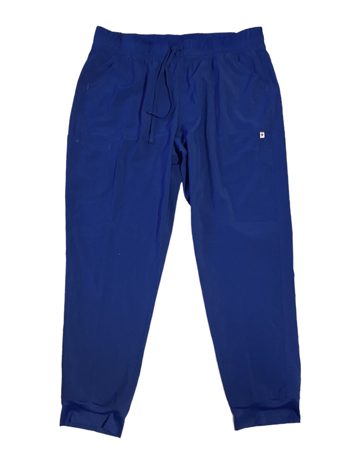 SCRUBSTAR WOMENS SIZE XL ELECTRIC BLUE SOLID SCRUB JOGGER BOTTOMS