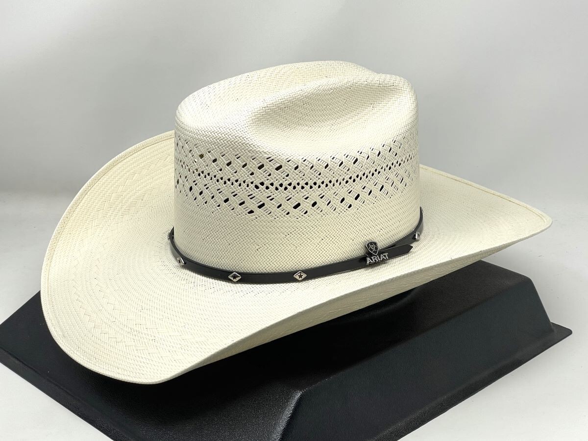 Ariat Cowboy Hat Sz 7 1/4 Ariat Unisex Punchy Straw Cowboy Hat A73168 main image 4