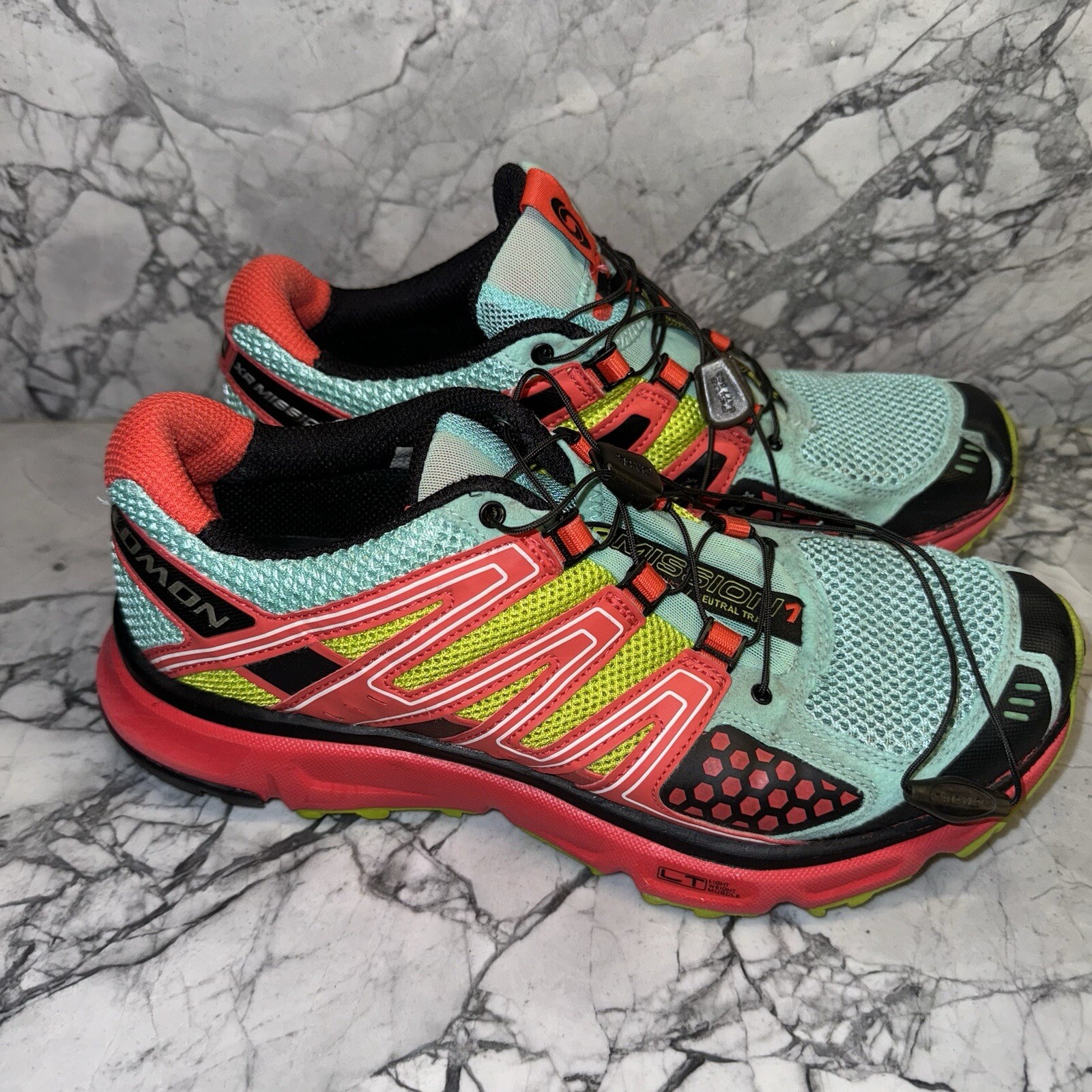 Scarpe Salomon XR Mission 1 Trail Running Donna 9 Multicolore Trail Speed Lacci