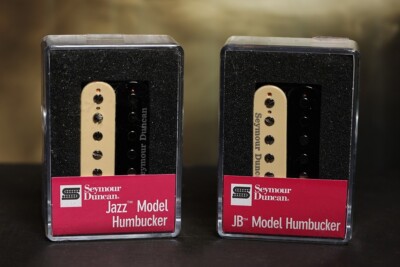 SEYMOUR DUNCAN JB Jazz Hot Rodded PICKUP SET Humbucker SH-4 SH-2n Zebra NEW