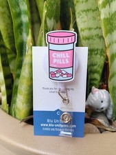 Chill Pill Badge Reel Holder/ ID / Clip