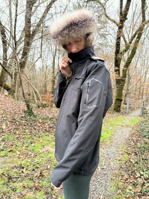  Deluxe black  limited edition Karbon aviator jacket (stripes not included)