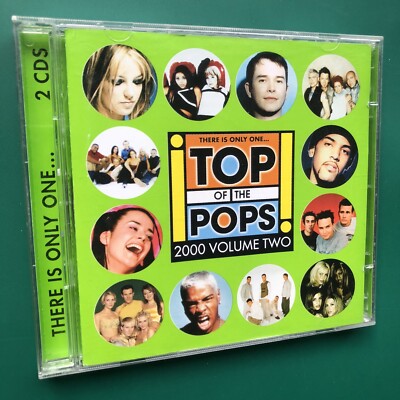 TOP OF THE POPS 2000 #2 Hip Hop Pop Rock 2-CD S Club 7 Aqua N'Sync Steps Sonique