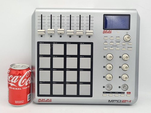 Vintage AKAI Professional MPD24 iMIDI-over-USB Pad Midi Controller Unit für DJ's - Bild 11 von 11