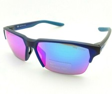 Nike Maverick Free Obsidian Blue Turquoise Mirror Sunglasses Authentic New