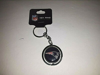 New England Patriots NFL Super Bowl XLIX Champions Spinner Keychain