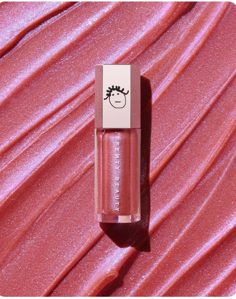 FENTY BEAUTY ラメ入りリップグロス ピンクGRAPE SPLASH Fenty Beauty Grape Splash Gloss Bomb Lip Luminizer - Limited